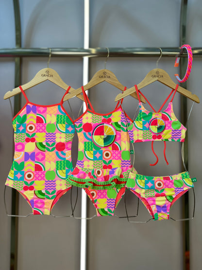 Maiô Infantil Tereza Frutale - Siri Kids