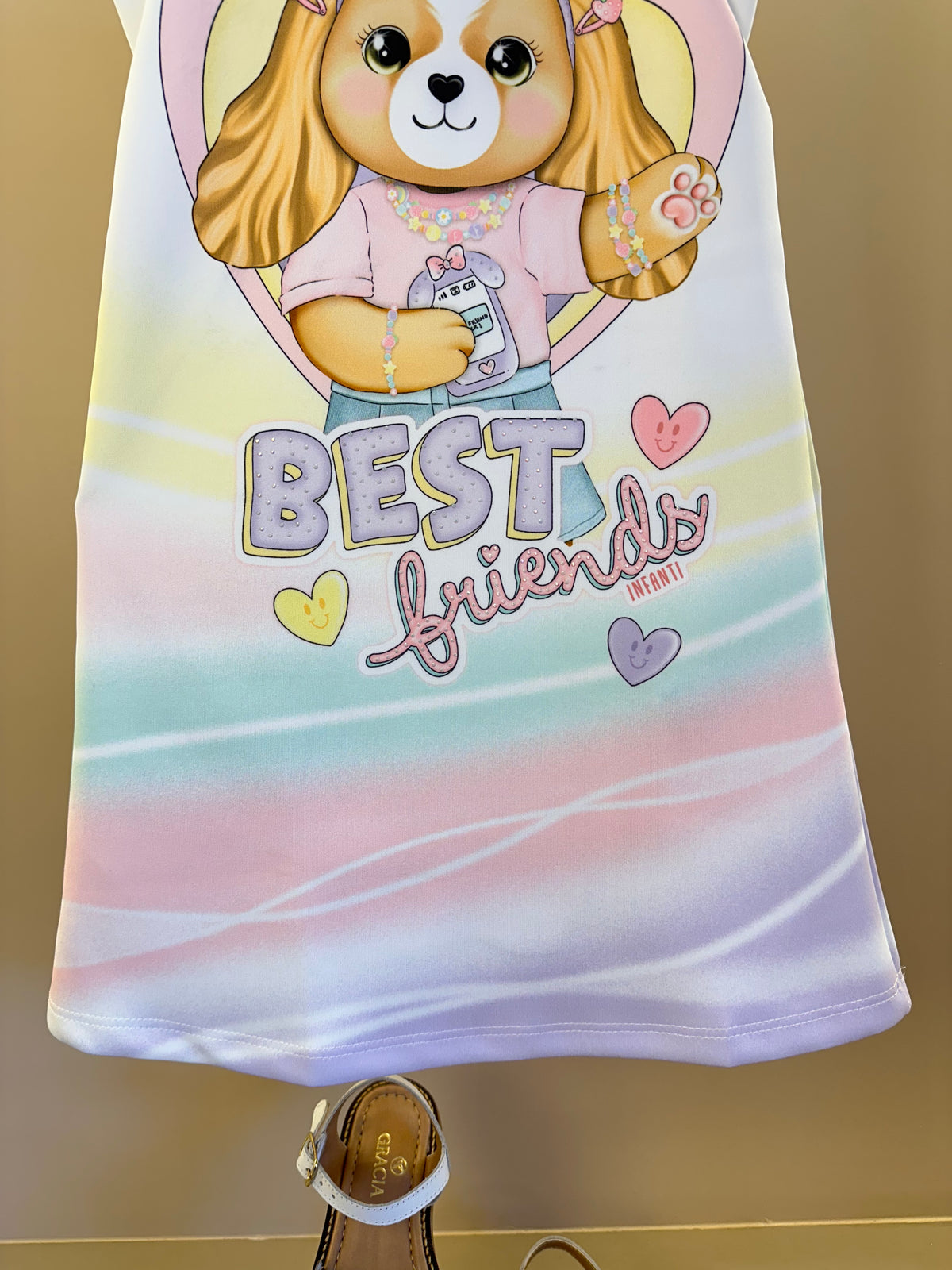 Vestido Infantil Dog Best Friend - Infanti