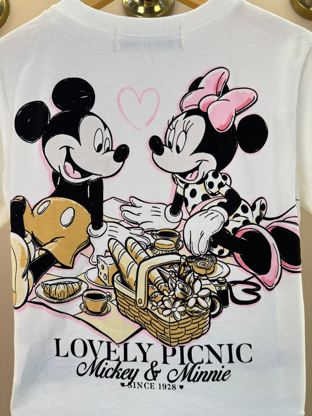 Conjunto Infantil T-Shirt Mickey e Minnie Lovely e Calça Legging Capri - Animê