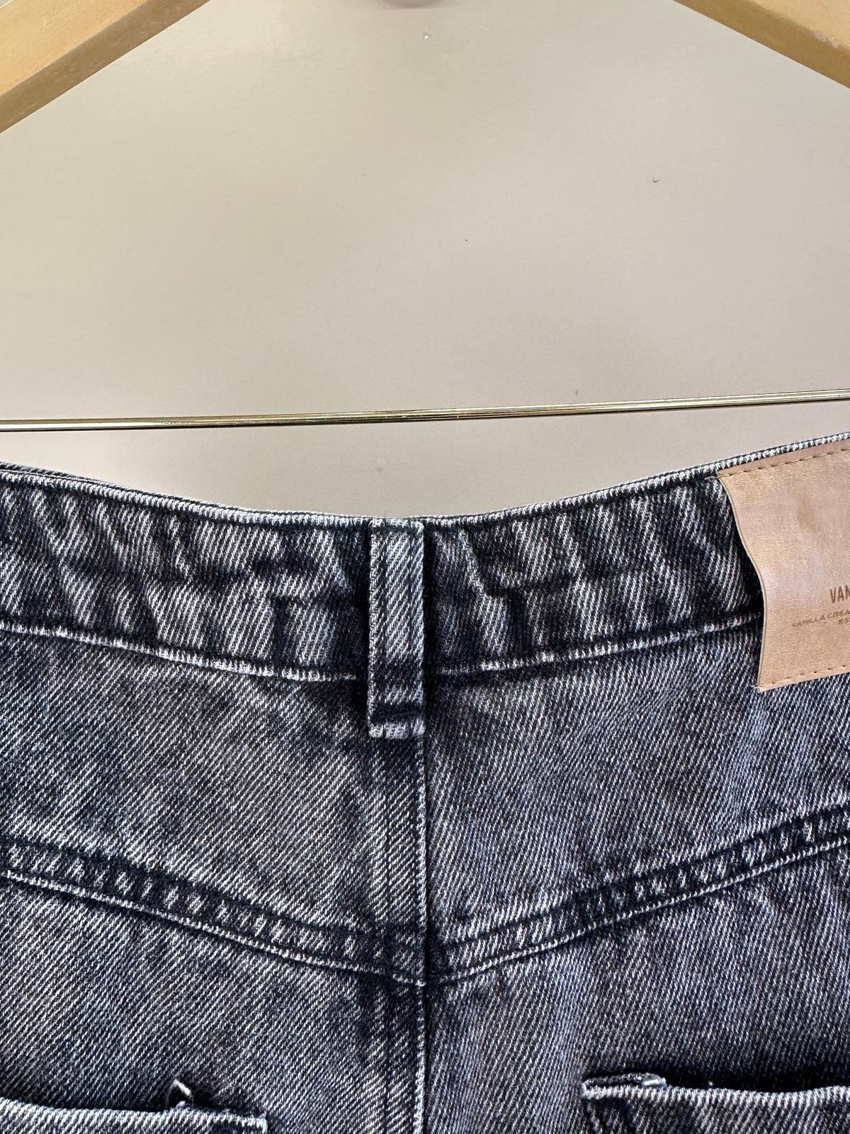 Shorts Saia Teen Jeans Cargo Estonada - Vanilla Cream