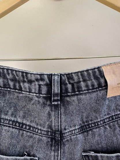 Shorts Saia Teen Jeans Cargo Estonada - Vanilla Cream