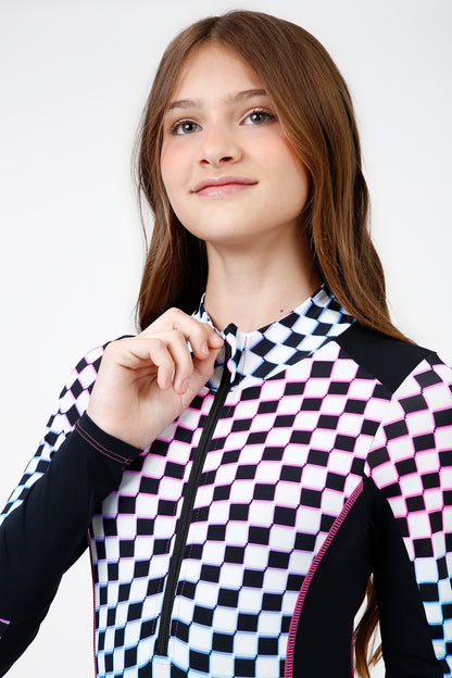 Body Teen Rafaela Xadrez - Siri Kids
