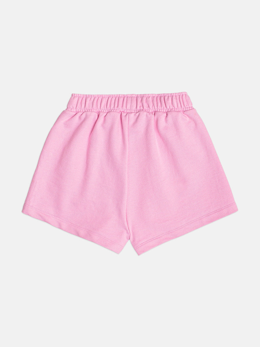 Conjunto Infantil Regata e Shorts Com Transpasse Cerejas - Momi