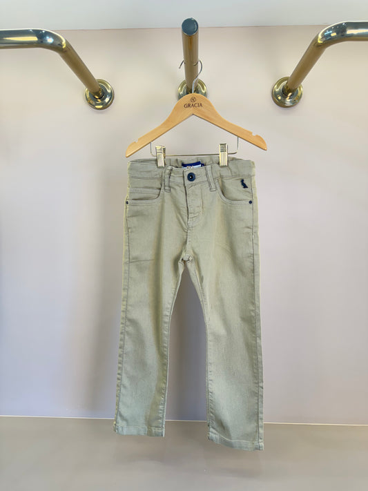 Calça Infantil Social Skinny Caqui - Reserva Mini