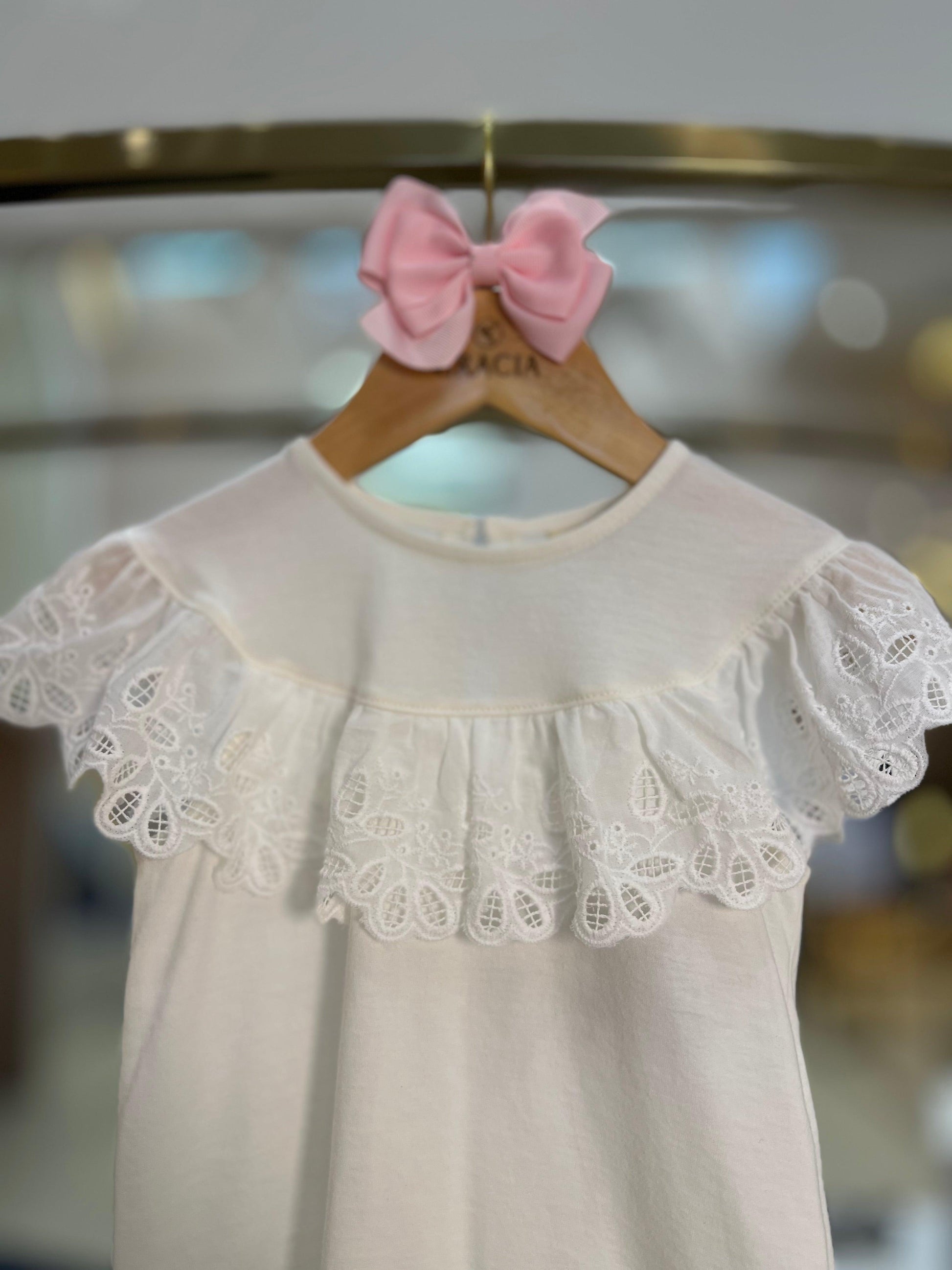 Blusa Bordado Inglês - Animê - Gracia
