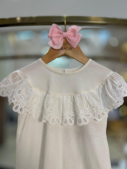 Blusa Bordado Inglês - Animê - Gracia
