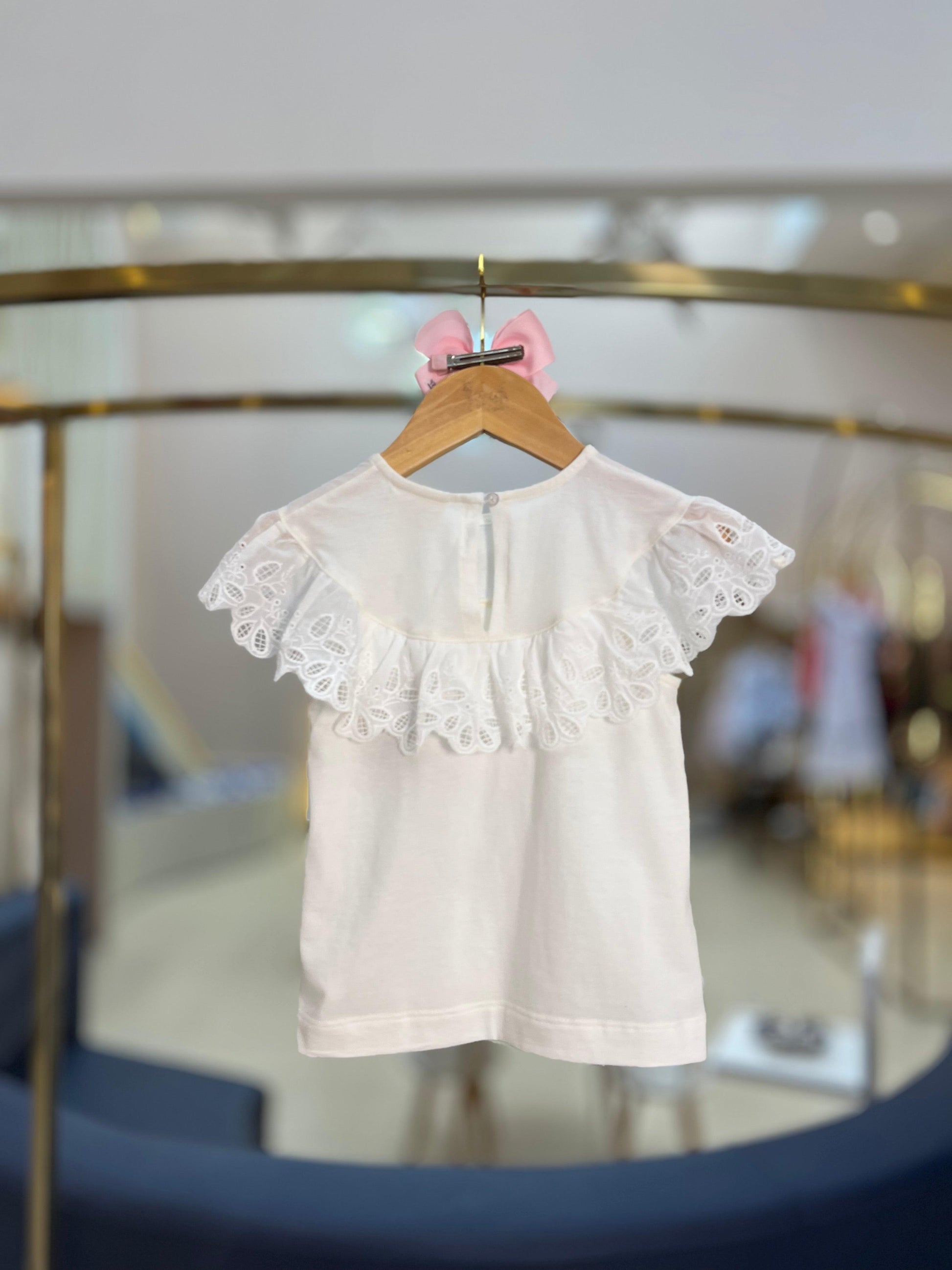 Blusa Bordado Inglês - Animê - Gracia