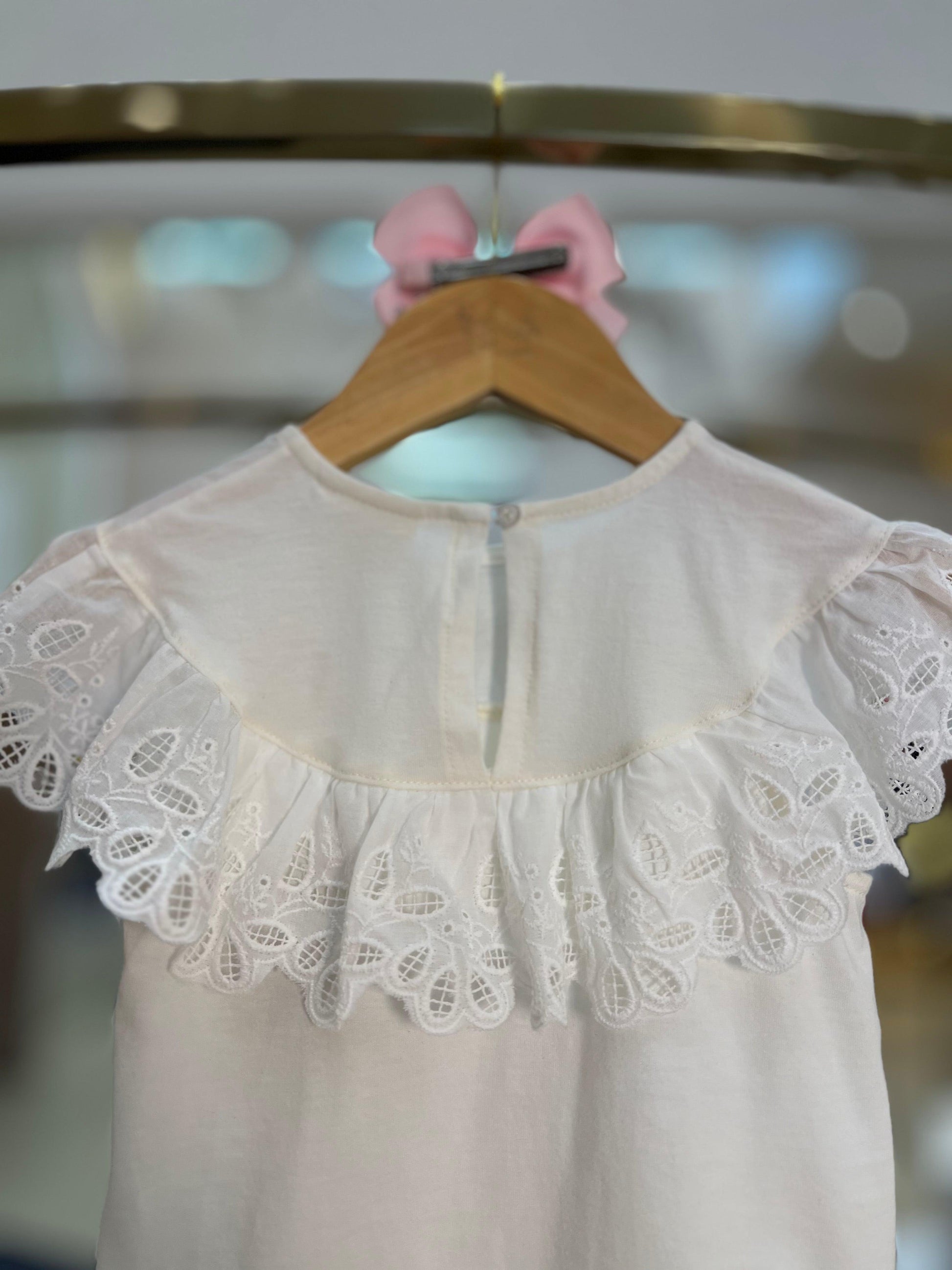 Blusa Bordado Inglês - Animê - Gracia
