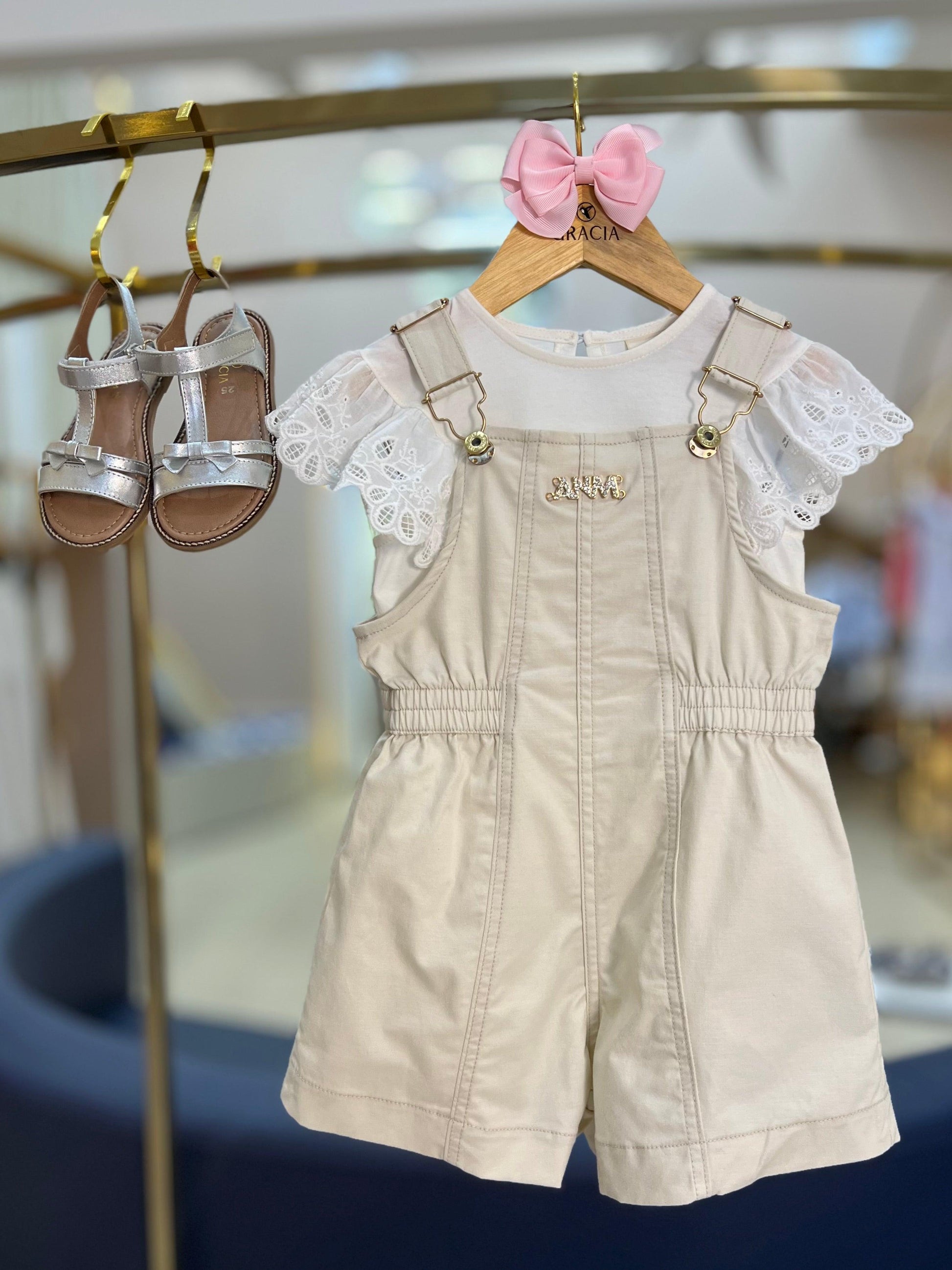 Blusa Bordado Inglês - Animê - Gracia