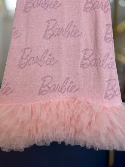 Vestido Tricot Jacquard Frufru - Barbie by Pituchinhus