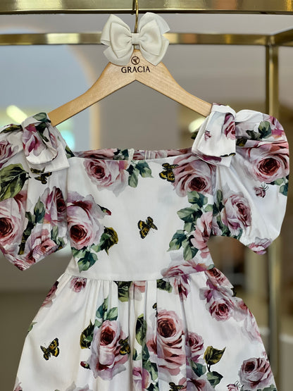 Vestido Infantil Arlete Branco - Charlou