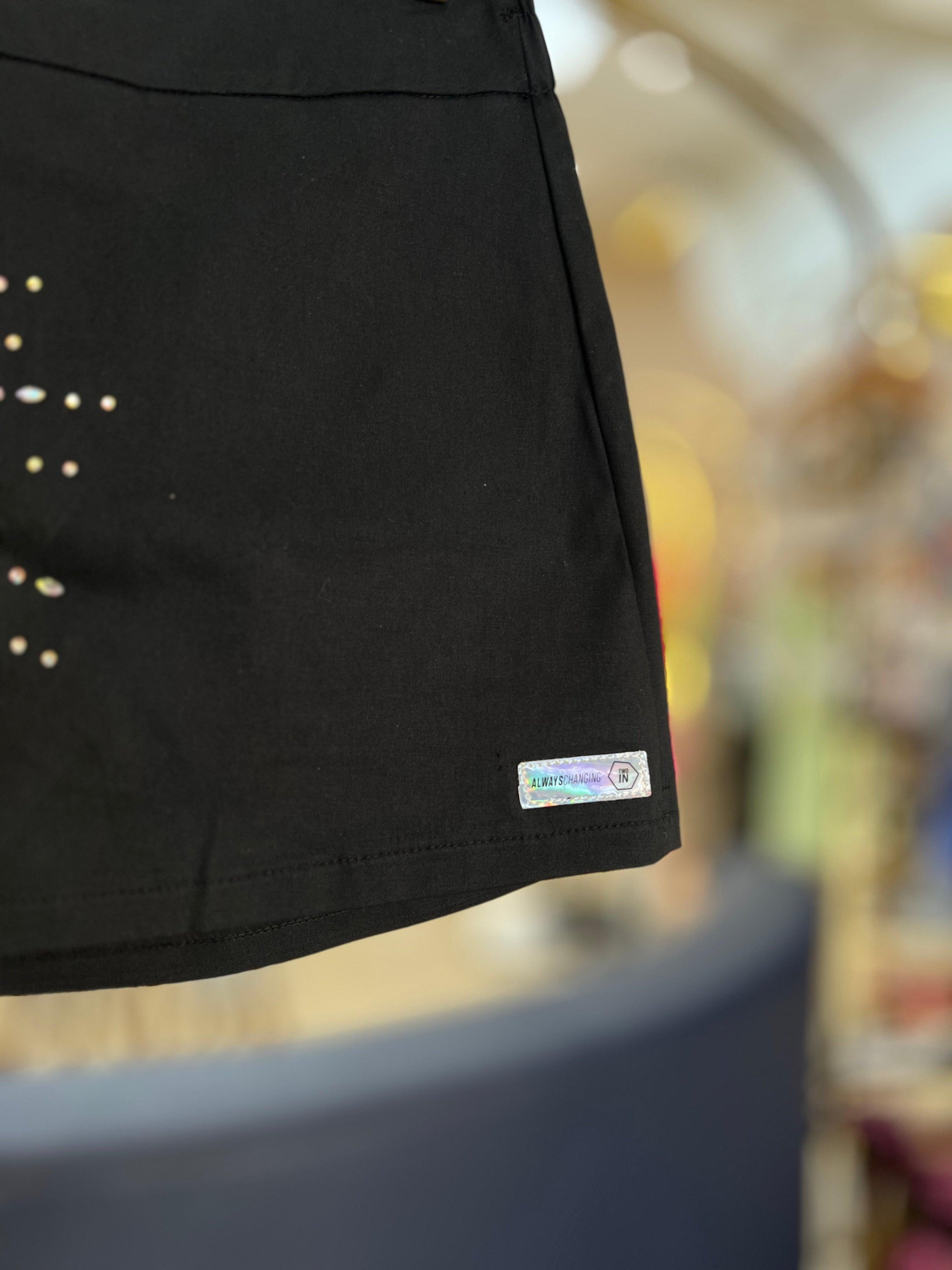 Saia-shorts com Strass - Two In - Gracia
