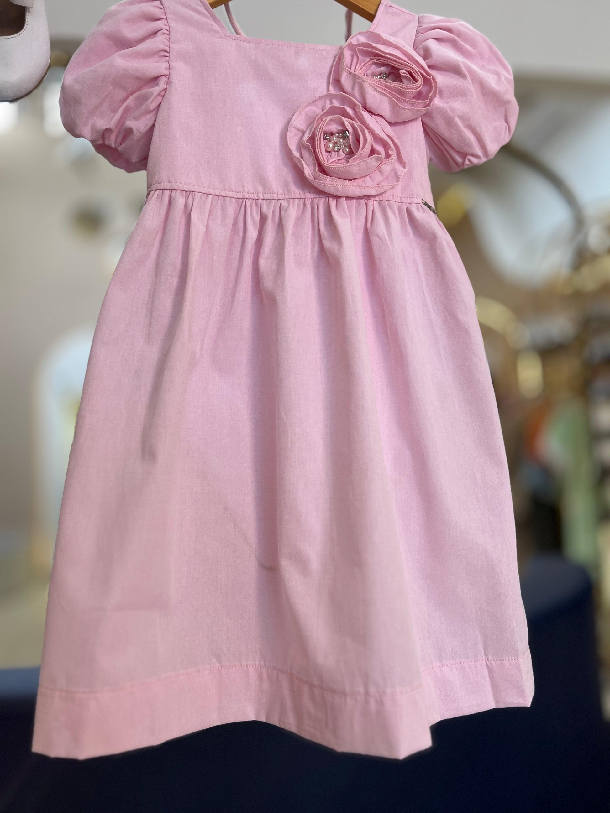 Vestido Maxi Flore Rosa - Pituchinhus - Gracia