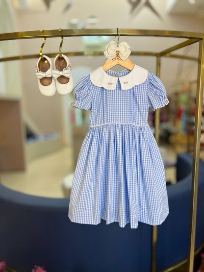 Vestido Infantil Bella Azul - Gracia