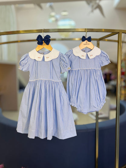 Pimpão Bebê Clássico Algodão Bella Azul - Gracia