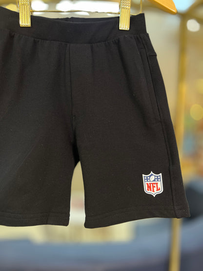 Bermuda Infantil Futebol NFL Preta - Dame