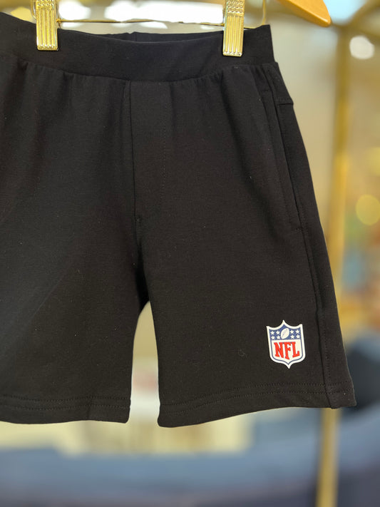 Bermuda Infantil Futebol NFL Preta - Dame