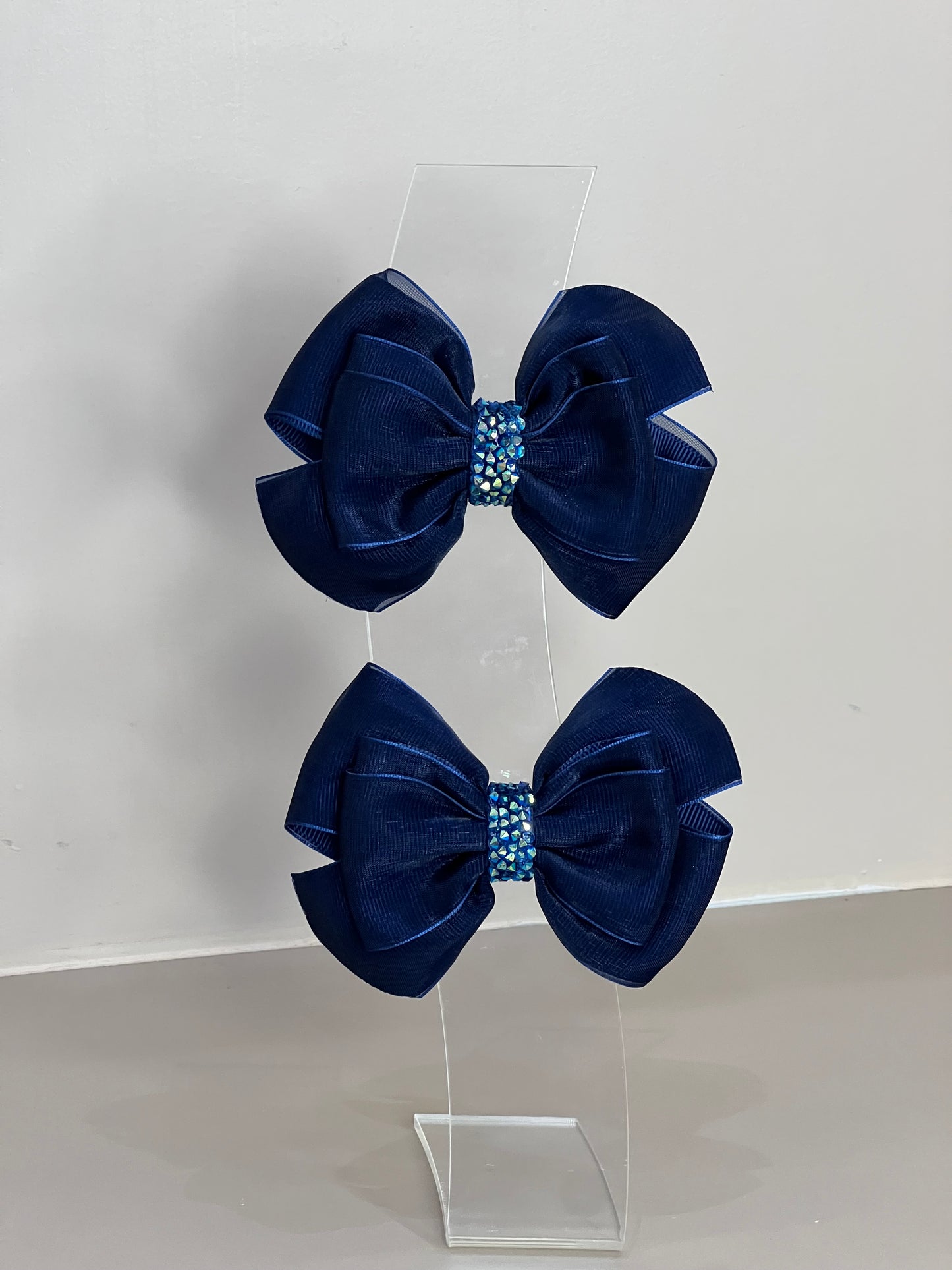 Laço Special Shine Organza Marinho - Gracia
