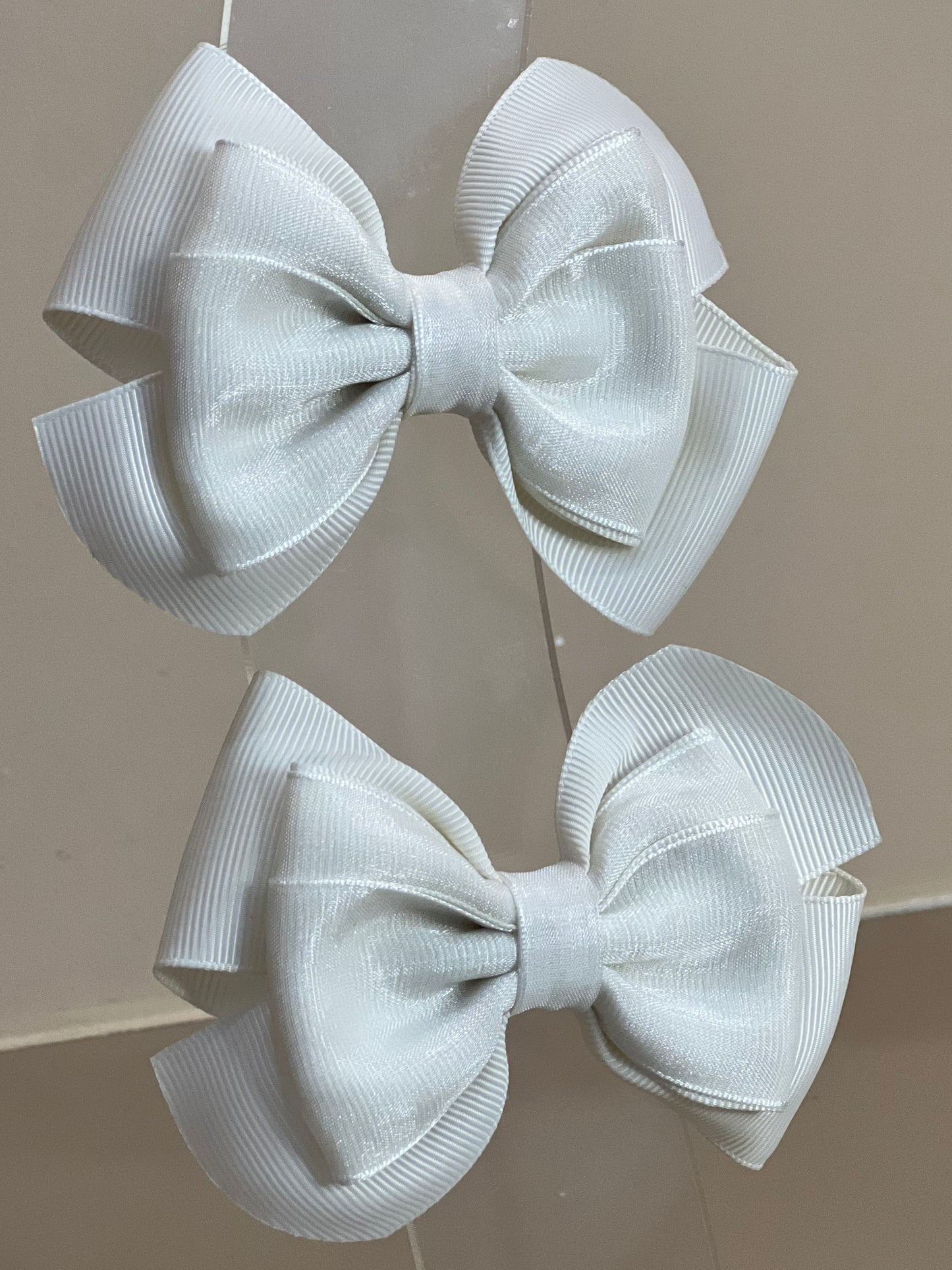 Laço Special Organza Liso Off White - Gracia
