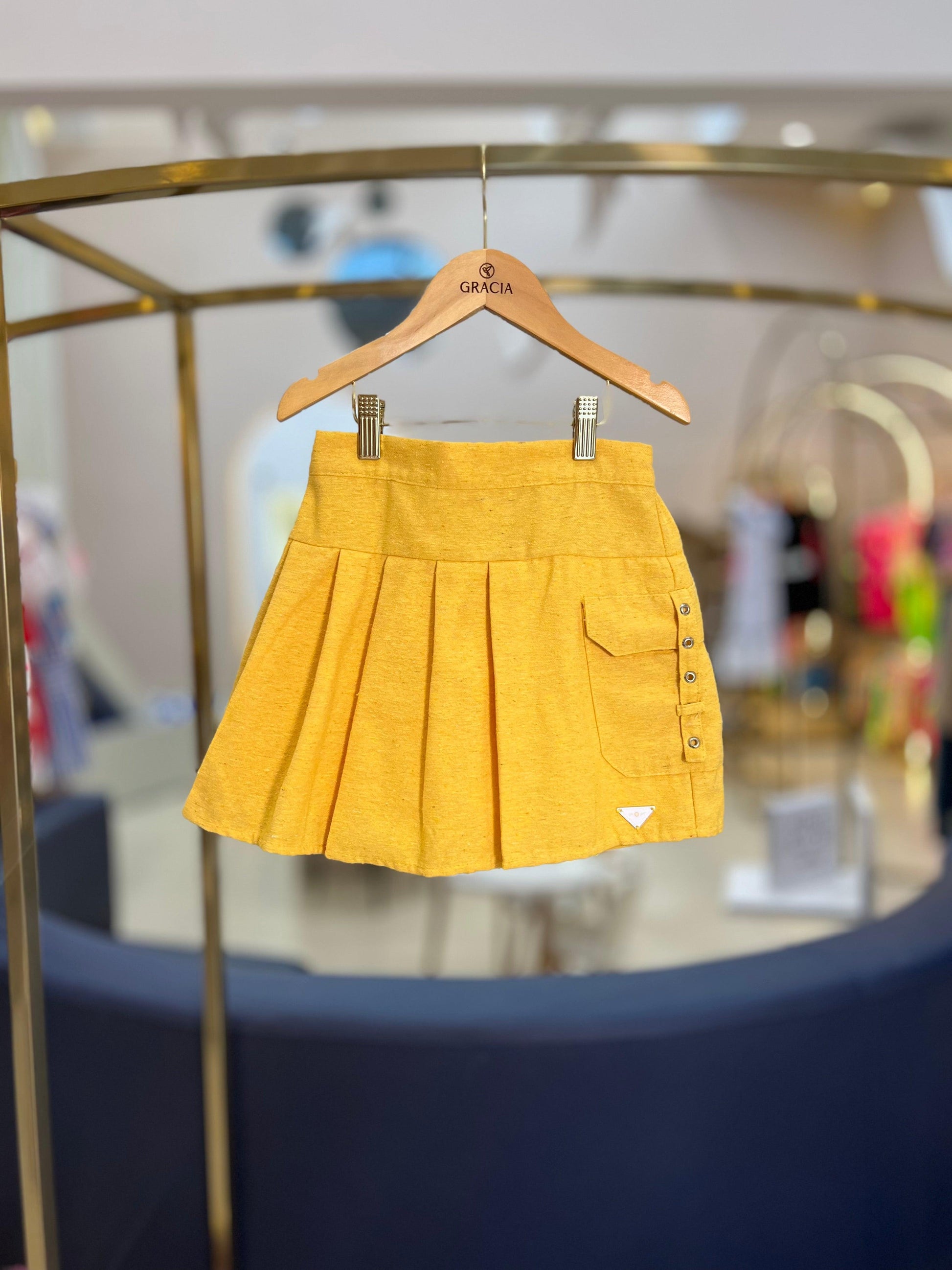 Saia-shorts Sarja Botonê Pregas - 1+1 - Gracia