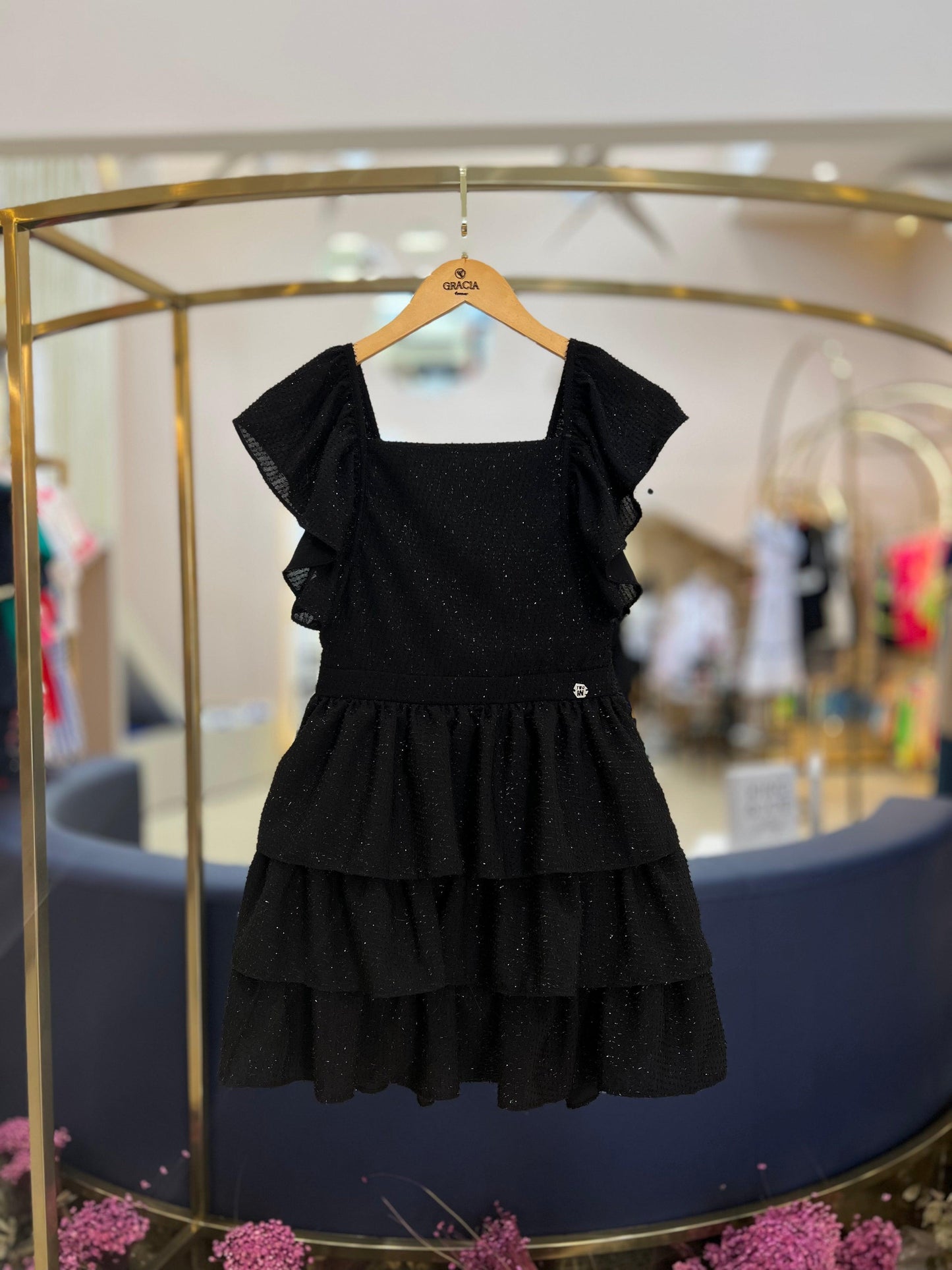 Vestido Glam Black - Two In - Gracia