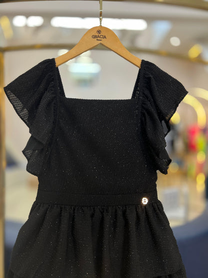 Vestido Glam Black - Two In - Gracia