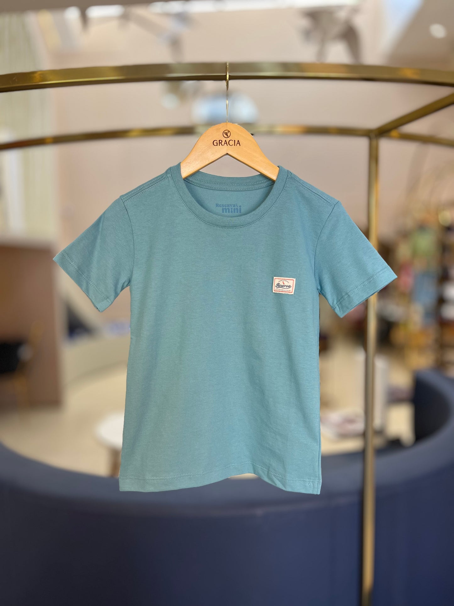 Camiseta Infantil Básica Denim - Reserva Mini
