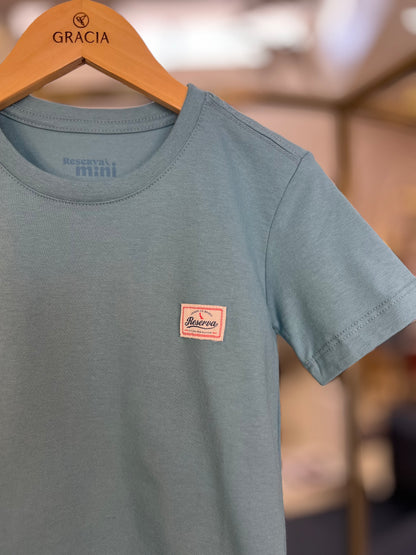 Camiseta Infantil Básica Denim - Reserva Mini