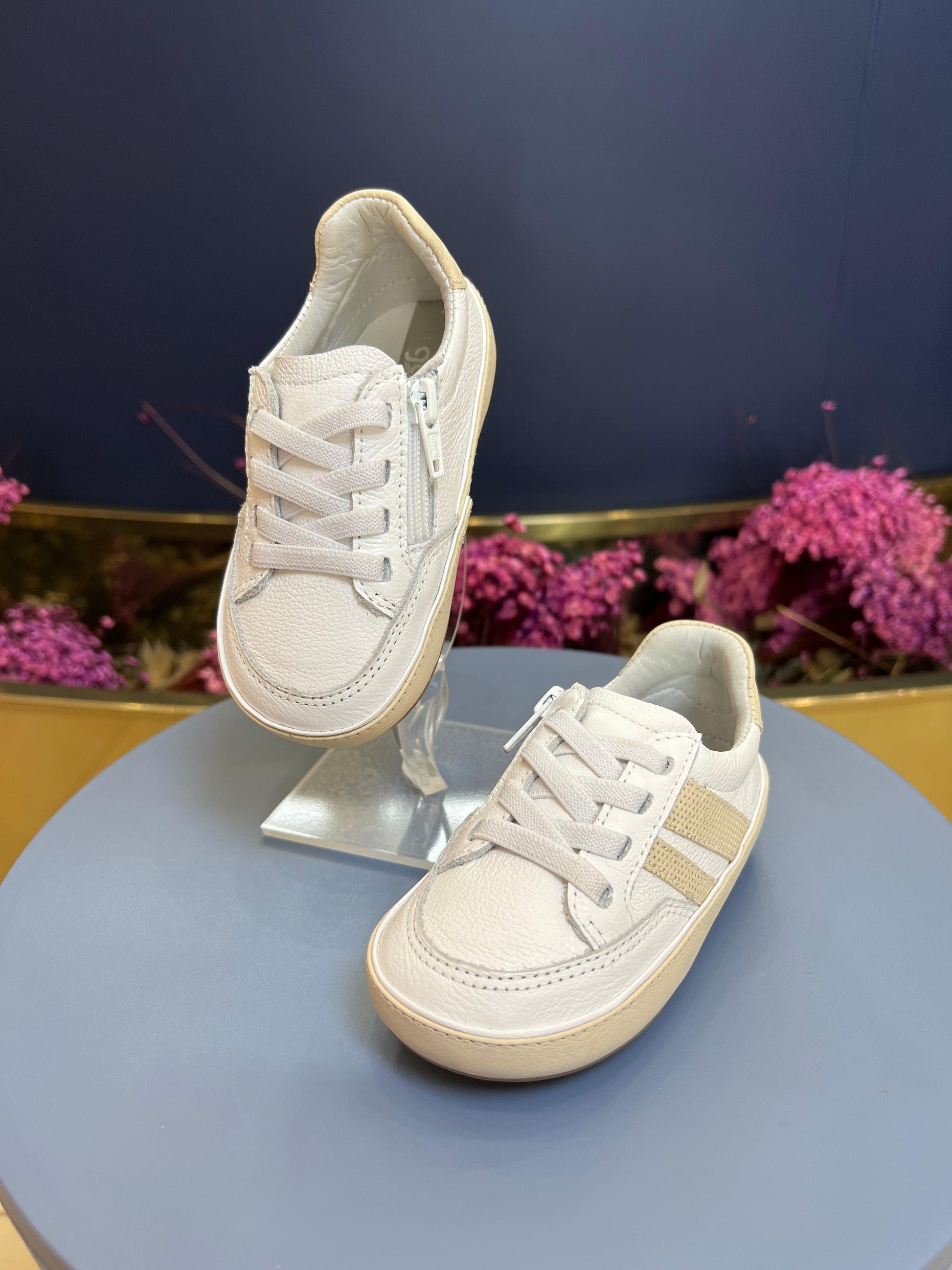 Gambo Tenis Infantil Feminino Dourado Sandália Infantil Gambo