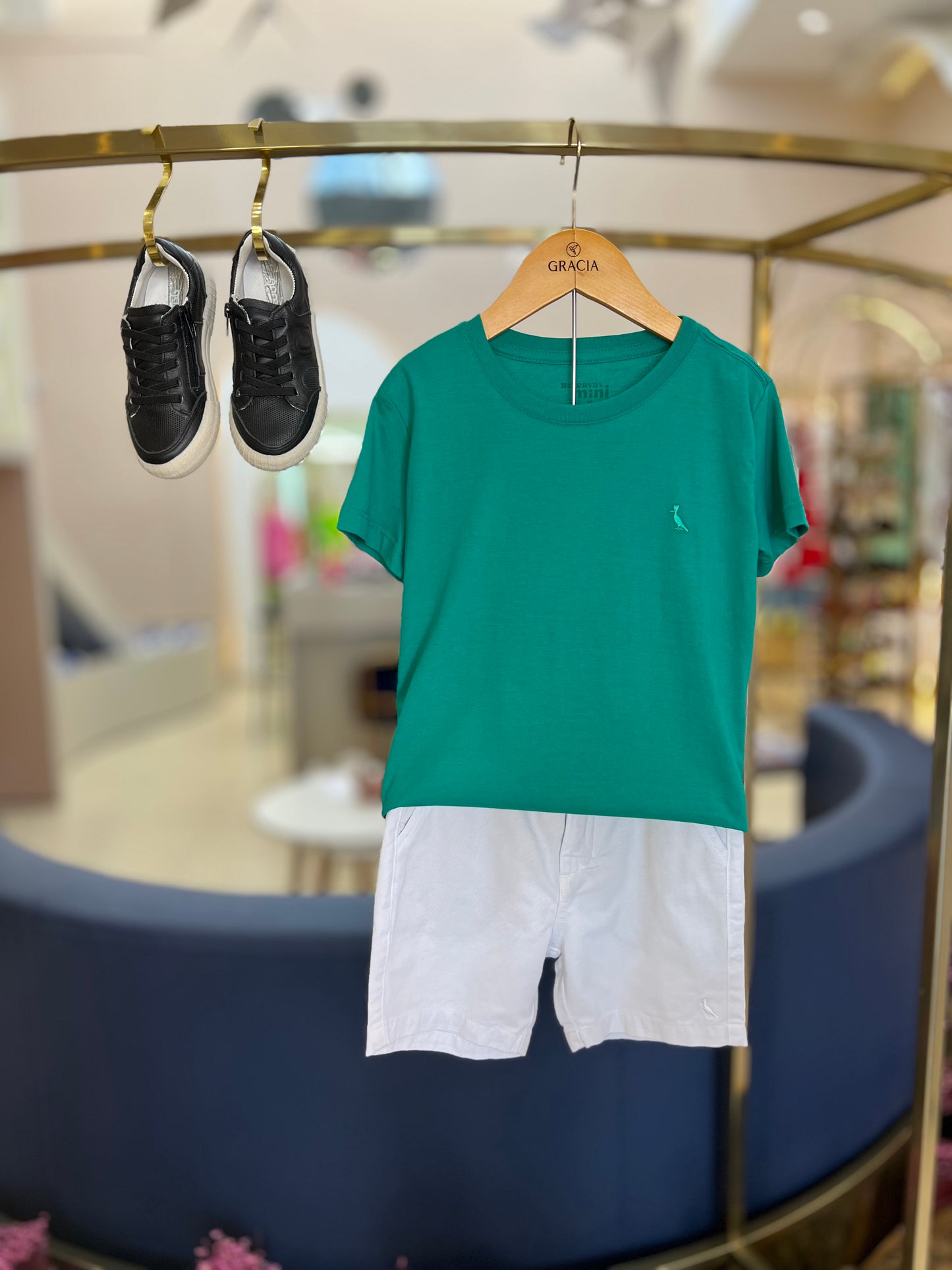 Camiseta Infantil Pima Verde - Reserva Mini