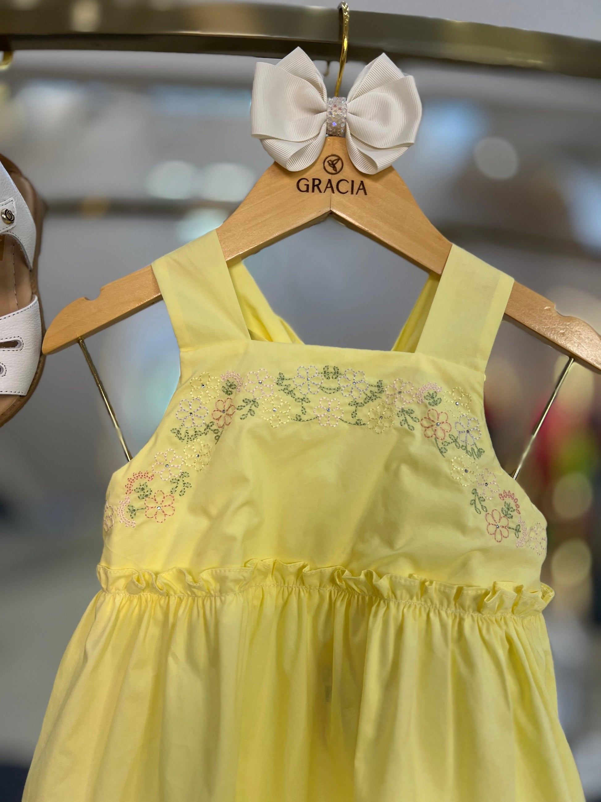 Vestido Princess Amarelo - Petit Cherie - Gracia