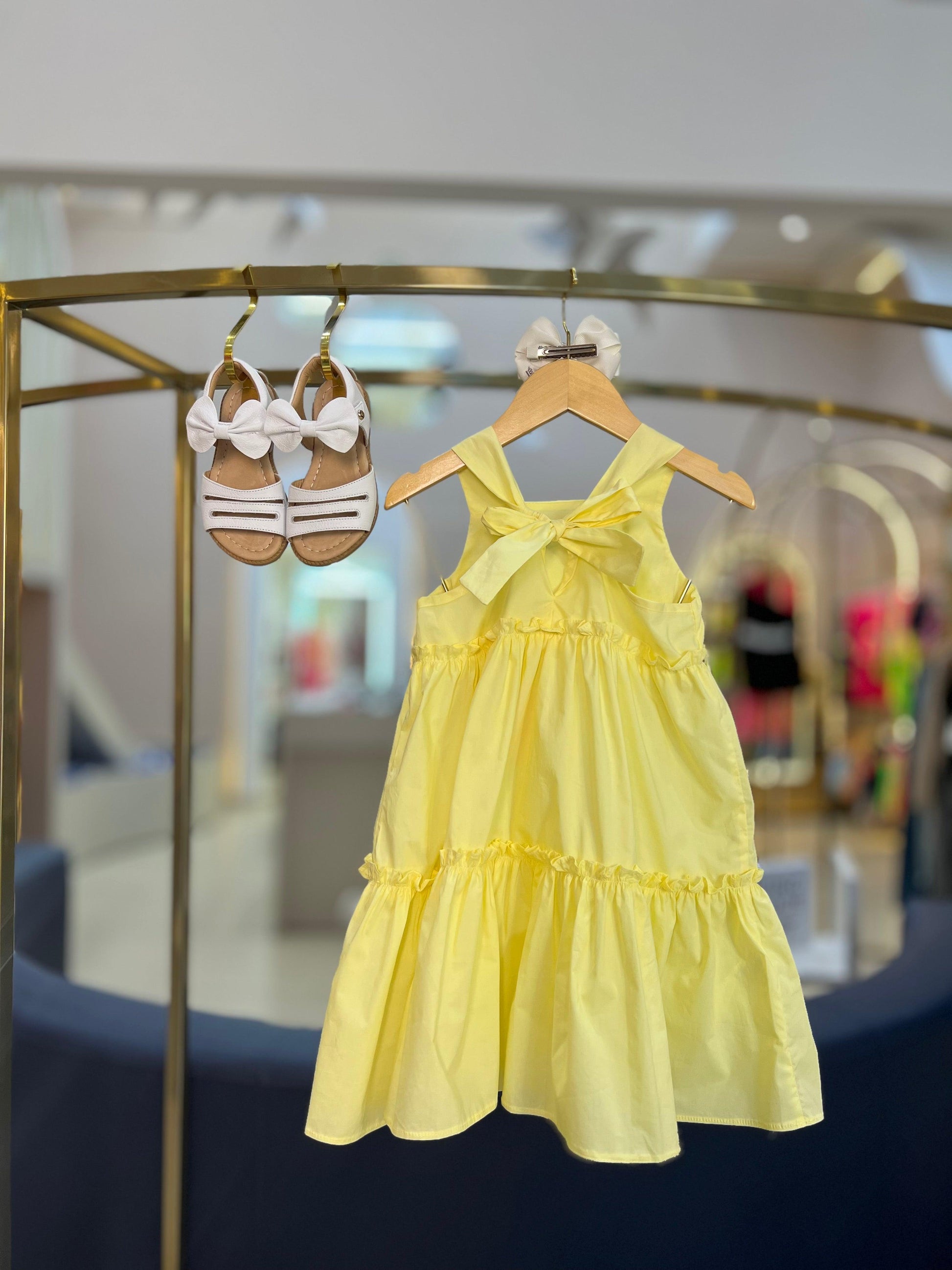 Vestido Princess Amarelo - Petit Cherie - Gracia