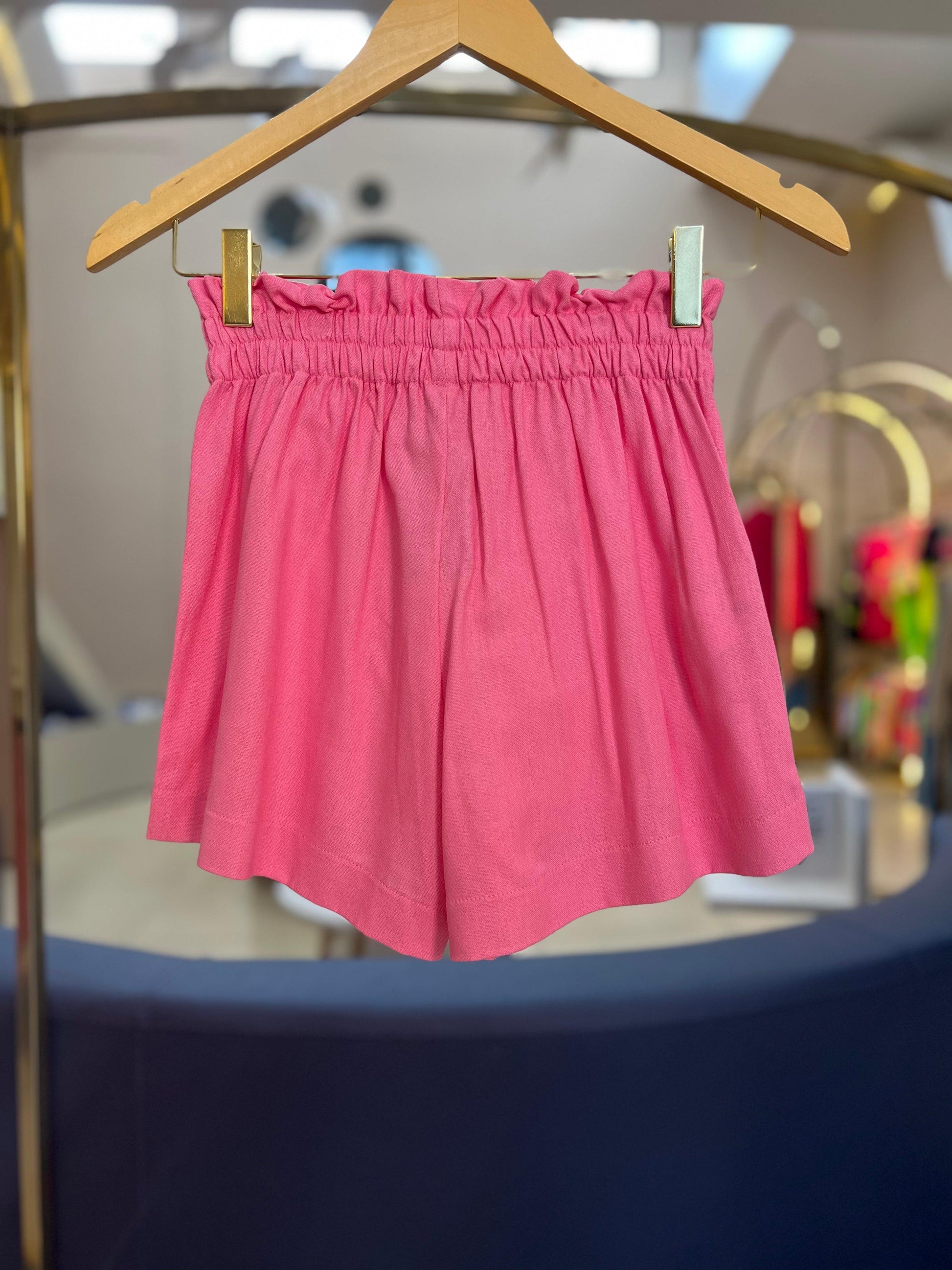Shorts Linho Chiclete - Two In - Gracia