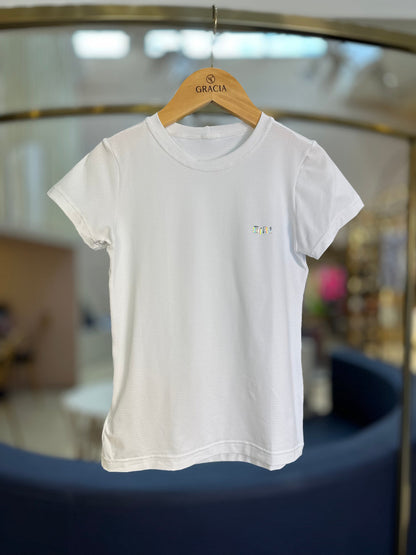 Blusa Infantil Maria New Trip Expressividade Branca - Siri Sport