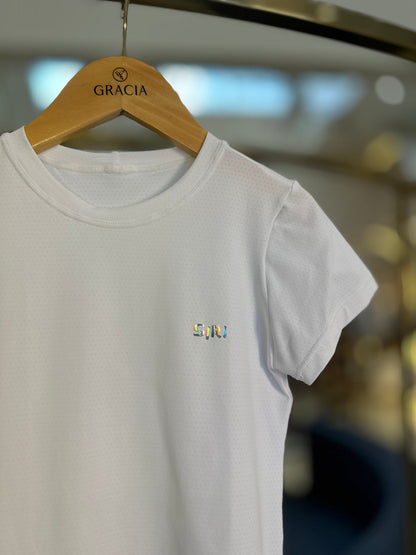 Blusa Infantil Maria New Trip Expressividade Branca - Siri Sport