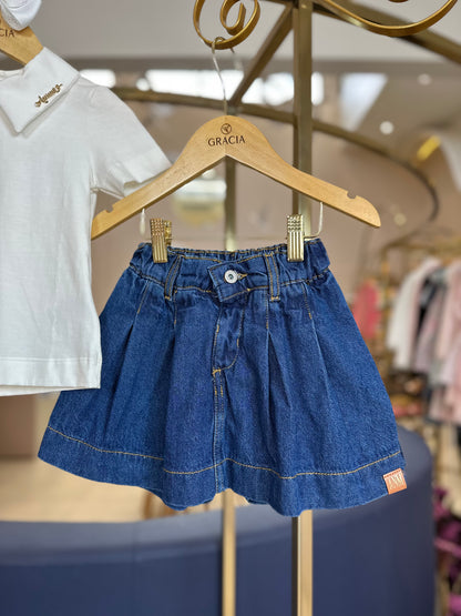 Shorts-saia jeans Animê