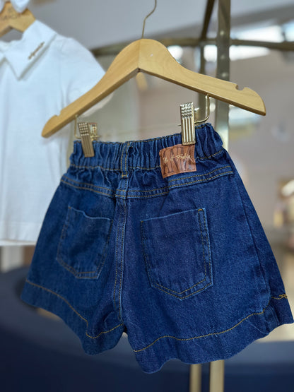 Shorts-saia jeans Animê