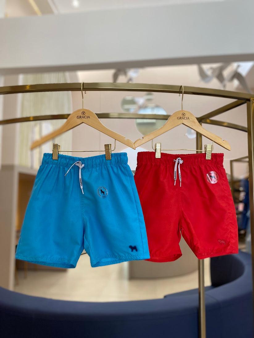 Shorts Infantil Surf Vermelho - Charpey