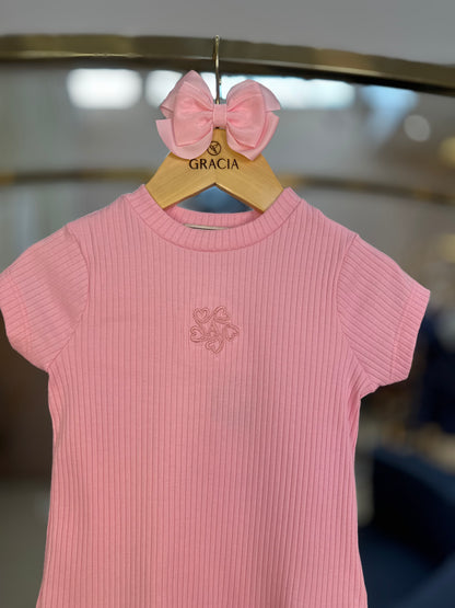 Blusa Low Essentials Rosa Barbie - Animê