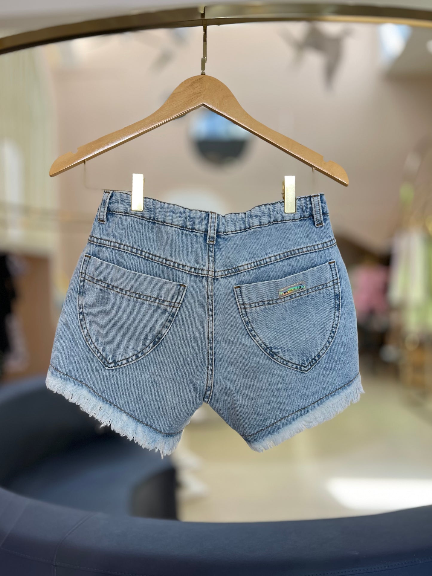 Shorts Jeans Corações Two In