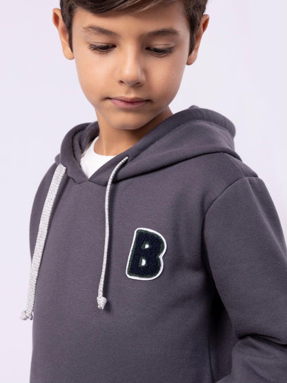 Blusa de Moletom ML Capuz e Cadarço DET Beabá - Gracia