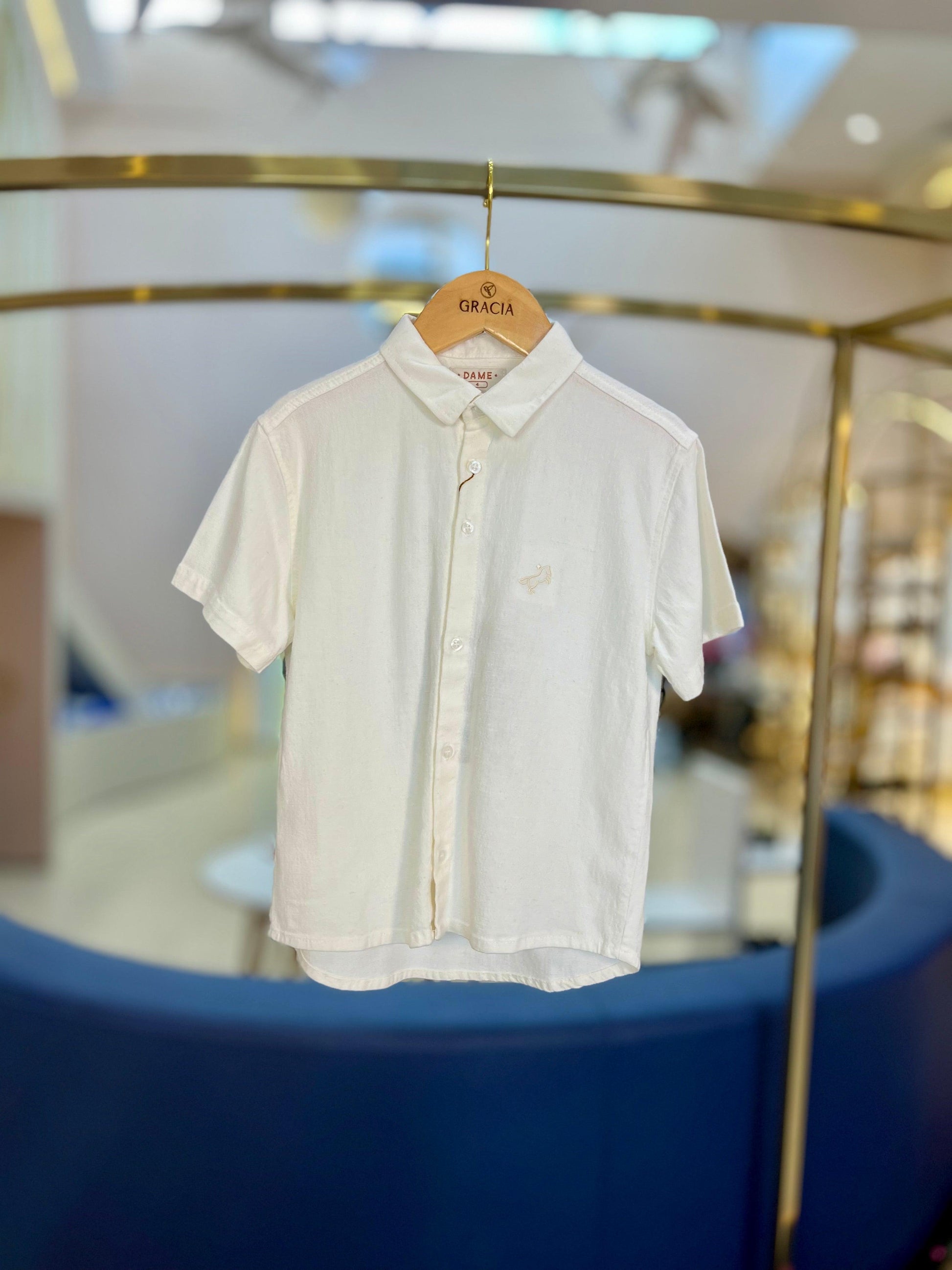 Camisa MC Linho Frida Off - Dame - Gracia
