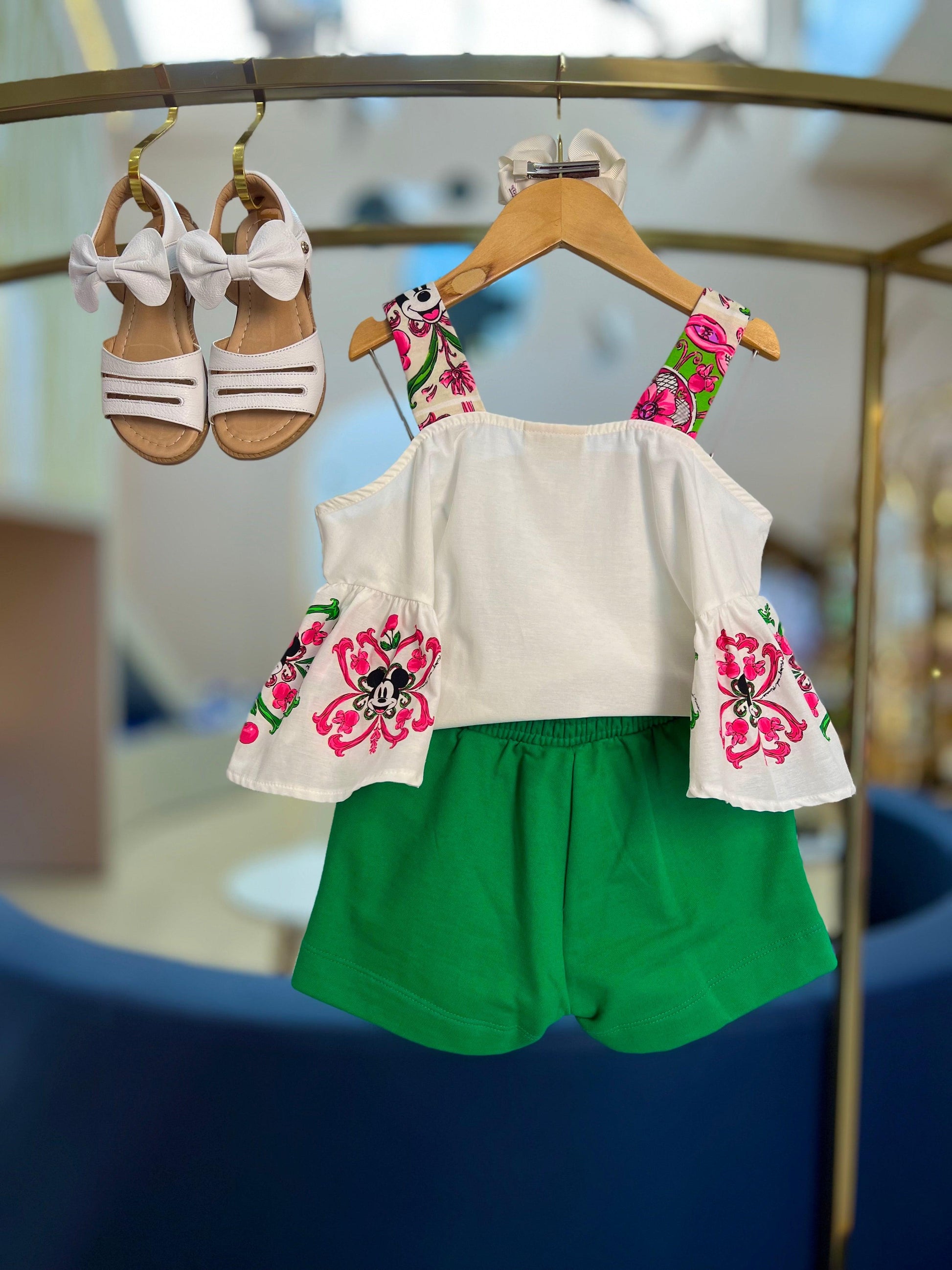 Shorts Bolso Faca Verde Puro - Animê - Gracia