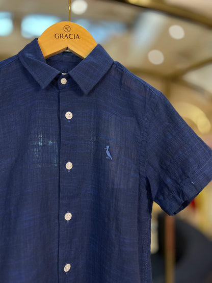 Camisa Leve Marinho - Reserva Mini - Gracia