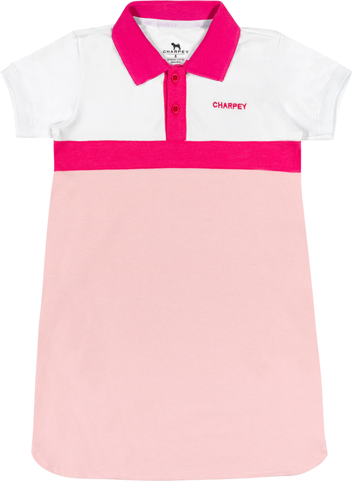 Vestido Piquet Tricolor Charpey