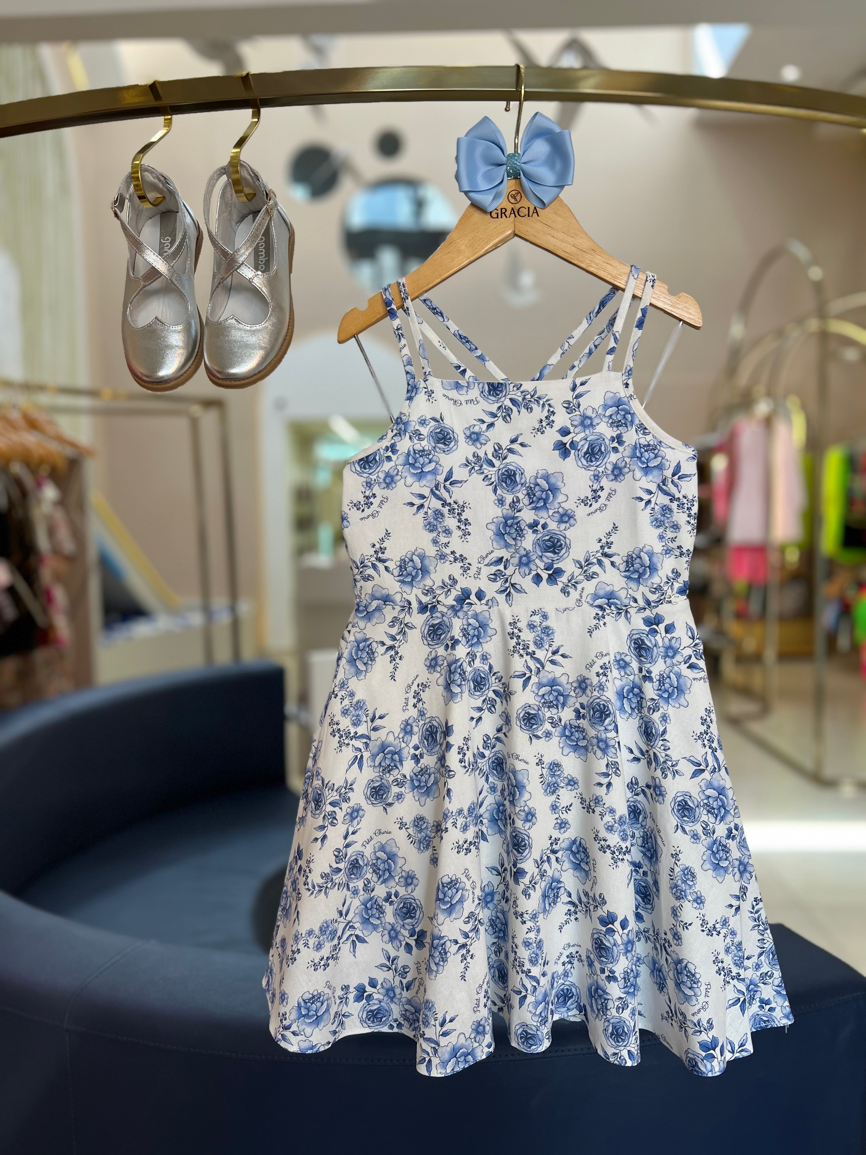 Vestido fundo do mar shops petit cherie