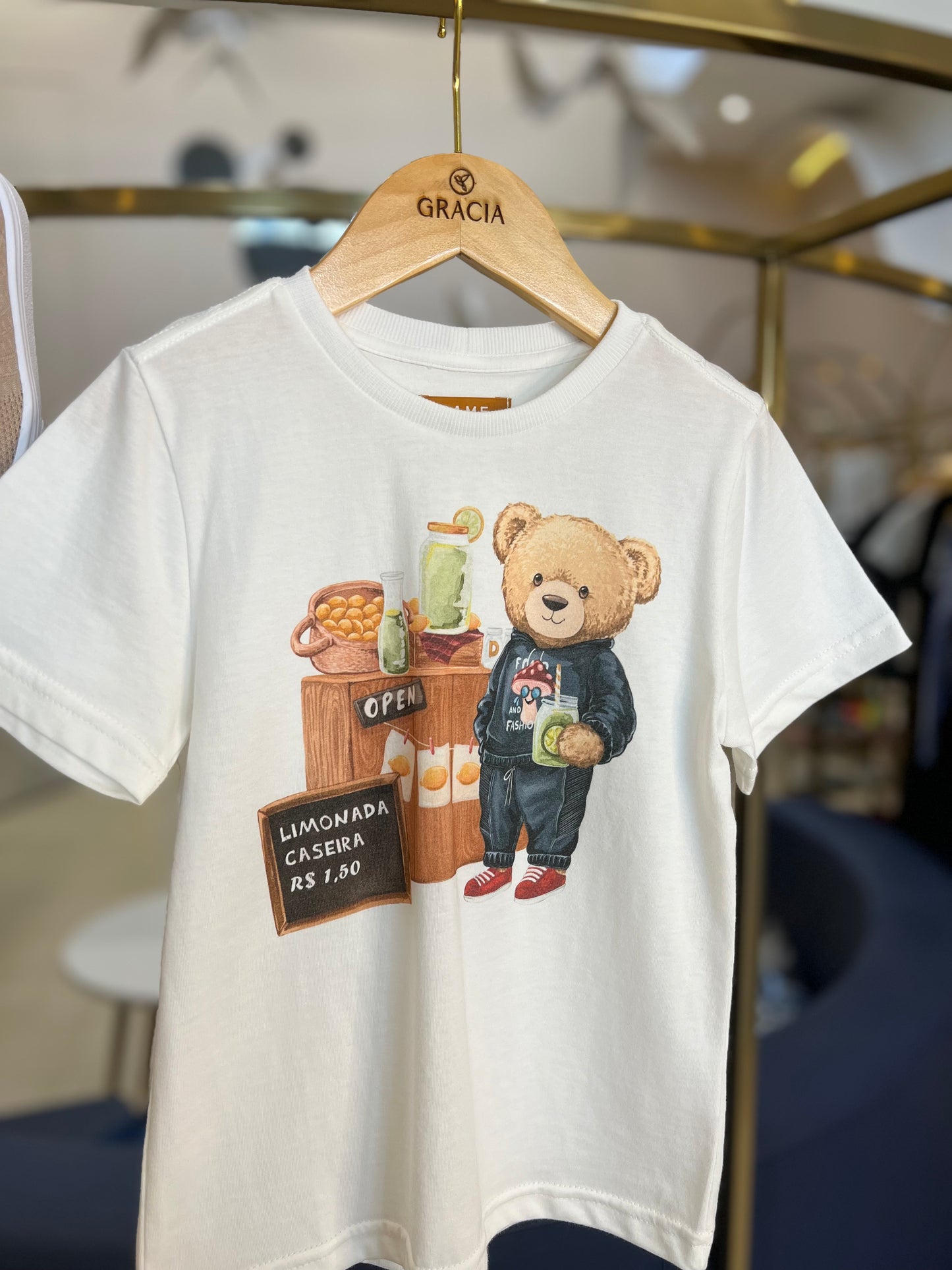 Camiseta Urso Limonada Dame