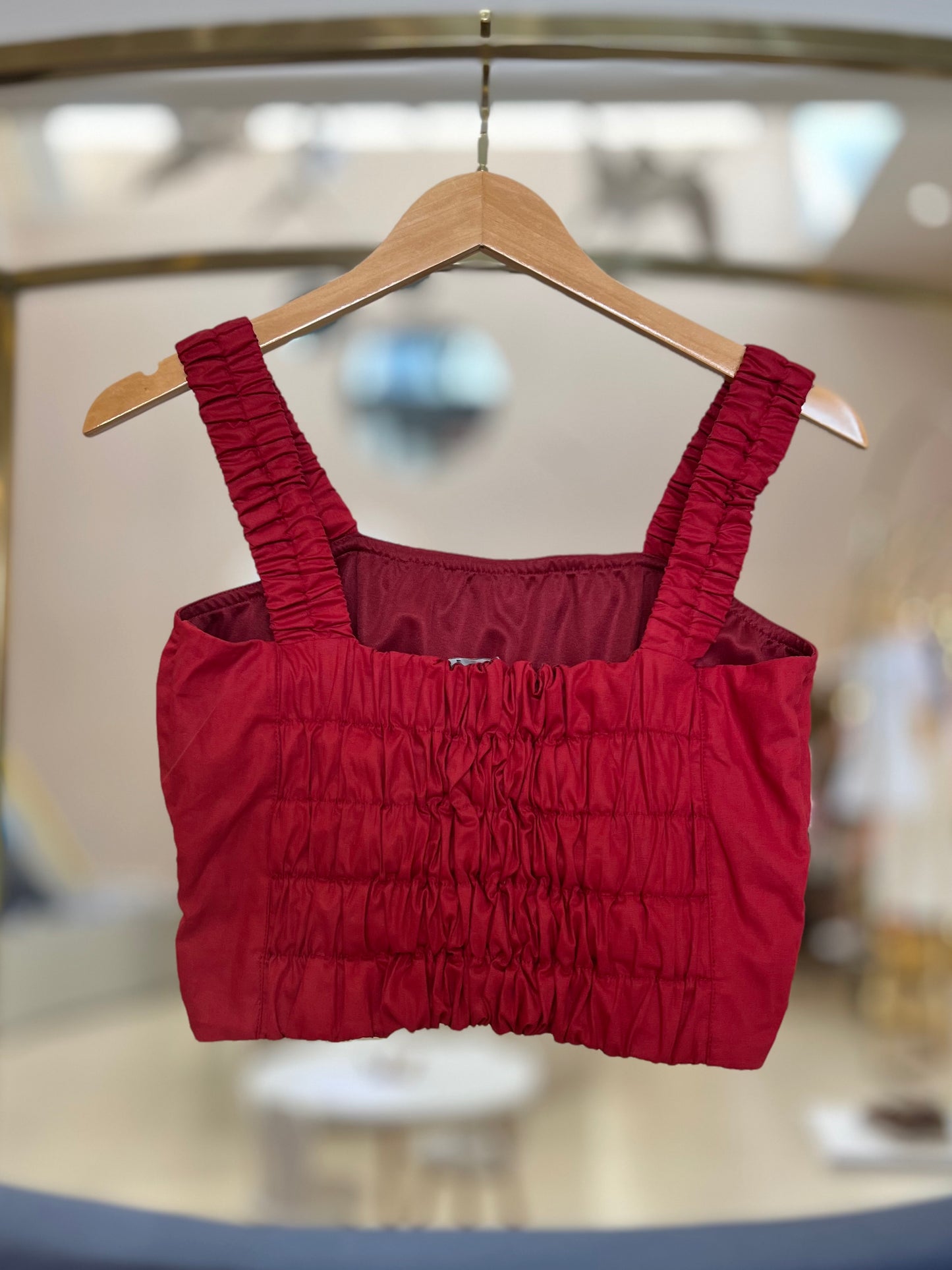 Blusa Cropped Red Two In