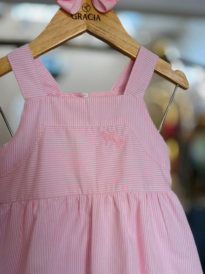 Vestido Fresh Listrado Rosa Charpey - Gracia