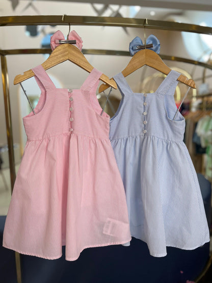 Vestido Fresh Listrado Rosa Charpey - Gracia